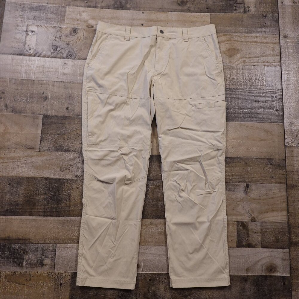 Columbia Flex Pants Men’s 38x30 Fossil Stretch Outdoor‎ Hiking Pants